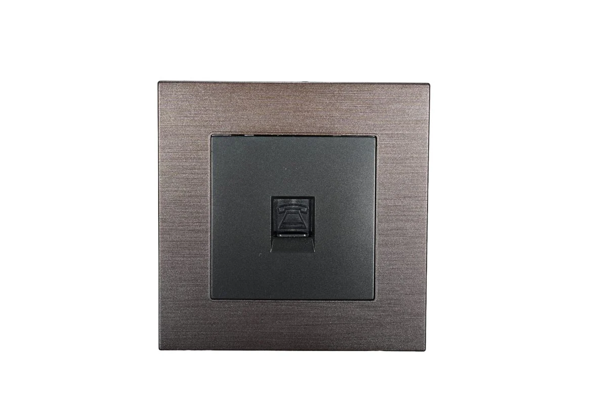 Brushed Aluminum Voice and Telephone Information Panel