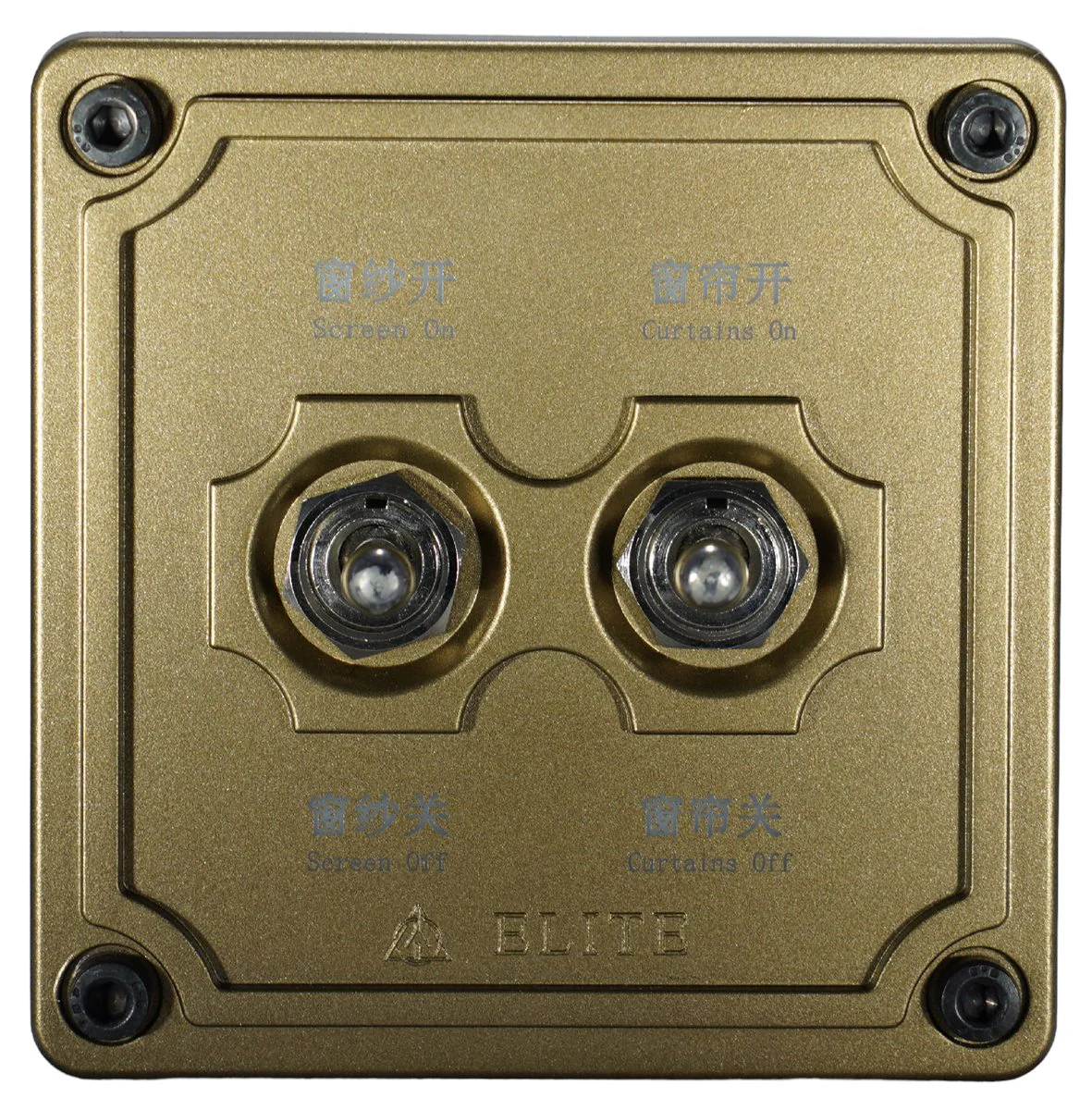 Vintage Gold Four-Key Smart Switch Panel