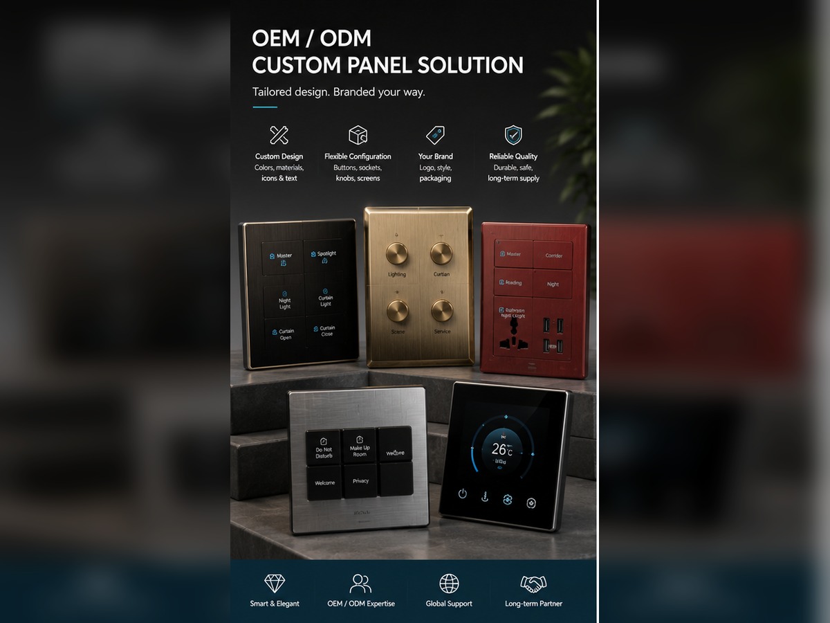 custom smart hotel panel configuration for OEM and ODM projects